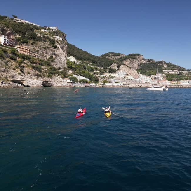 Amalfi Coast: Kayak & Snorkeling tour, sea caves and beach - Moorea Beach Club to Maiori: gear up fast and get sea-ready