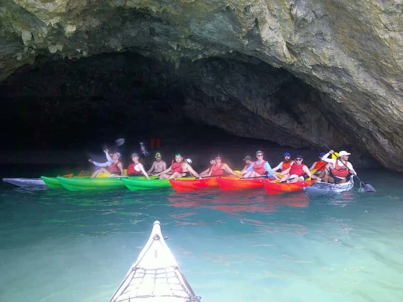 Amalfi Coast: Kayak & Snorkeling tour, sea caves and beach - Amalfi Coast watchtowers, lemon terraces, and villas on the rocks