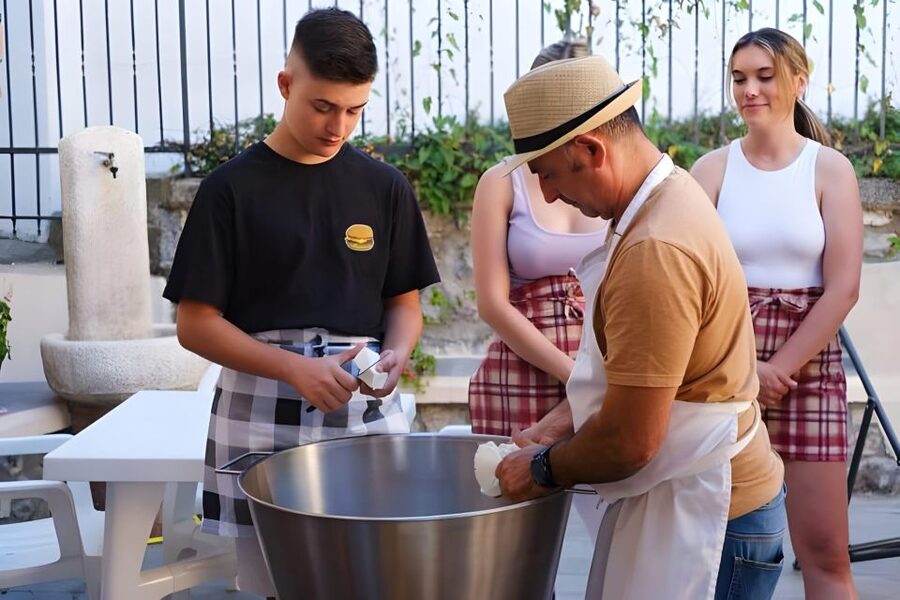 Amalfi Coast: Make Fresh Pasta, Mozzarella, & Tiramisù - Eating your work with organic products and a view to match