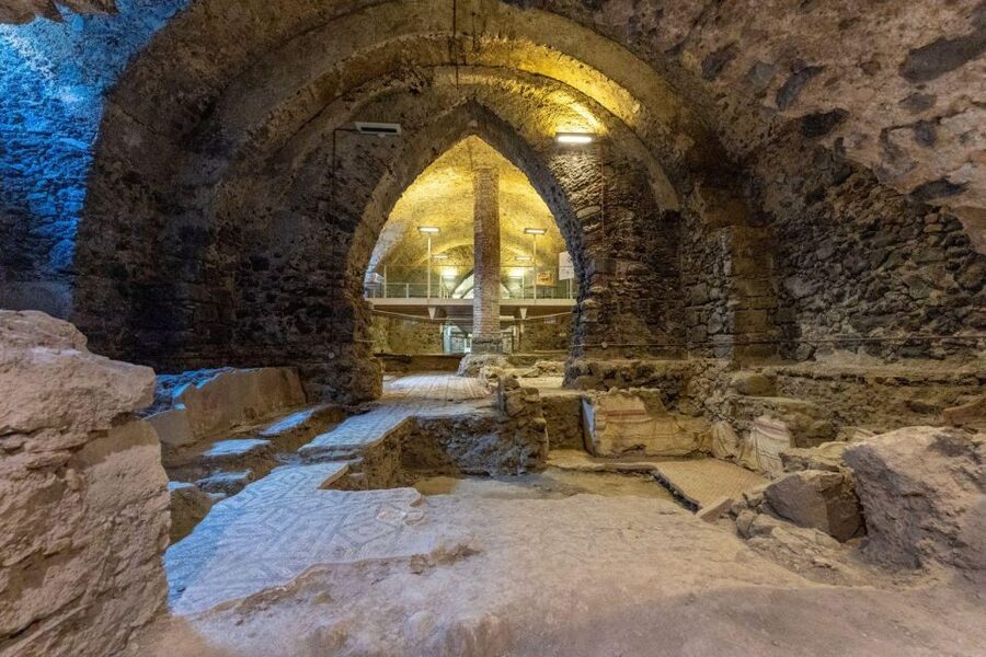 Benedictine Monastery of Catania - English Guided Tour - The Monastery Library and the Cellar Built on Lava