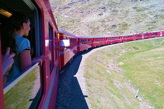 Bernina Red Train, Swiss Alps & St Moritz From Milan - The Lake Como and breakfast stops, good for stretching your legs