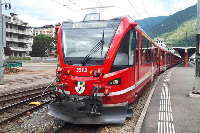 Bernina Red Train, Swiss Alps & St Moritz From Milan - The Bernina Red Train: the star of the day