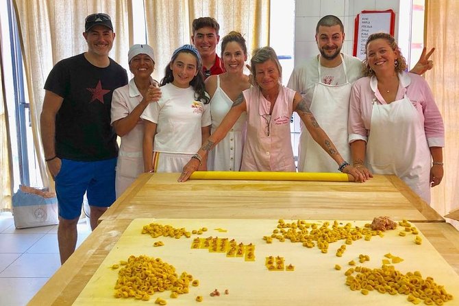 Bologna Food Tour from a local perspective - Bruno e Franco and the Sfogline Pasta Workshop Stop