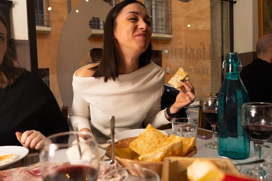 Bologna: Food Tour with Pasta Tasting & Local Specialties - Second restaurant lunch: cotoletta alla bolognese and creamy comfort