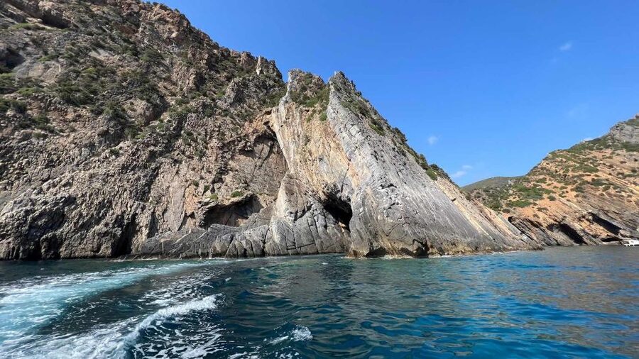 Buggerru: Half-Day Dinghy Tour of the Sardinian South Coast - Cala Domestica swim stop: when snorkeling turns practical