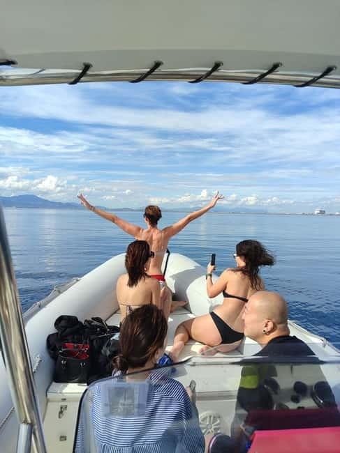 Cagliari: Devil's saddle boat tour, 4 stops and prosecco - Sella del Diavolo: the Devil’s Saddle shows up as real natural pools