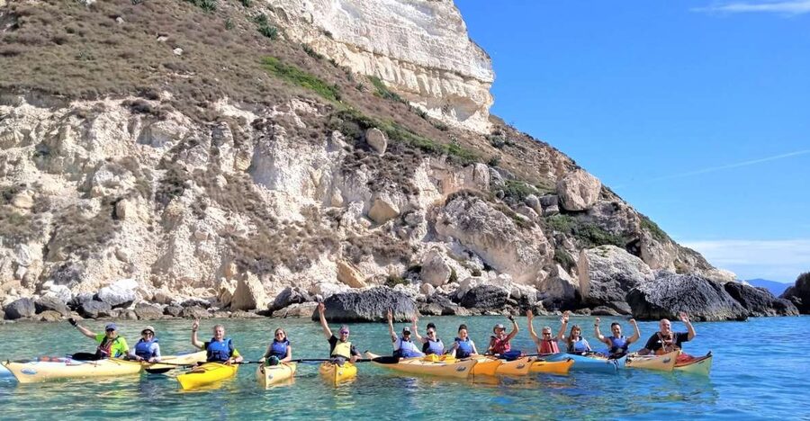 Cagliari: Guided Kayak Excursion in the Gulf of Cagliari - Grotta dei Colombi and the art of seeing caves from water