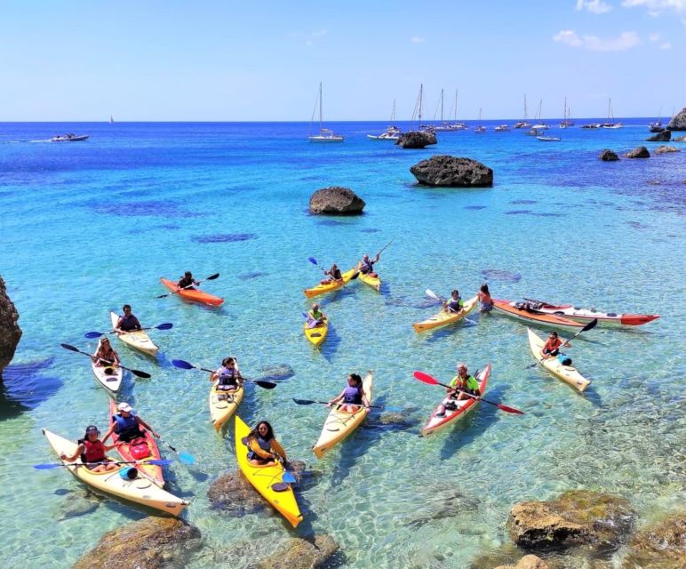 Cagliari: Guided Kayak Excursion in the Gulf of Cagliari - Cala Fighera snorkeling stop: when short swim time pays off