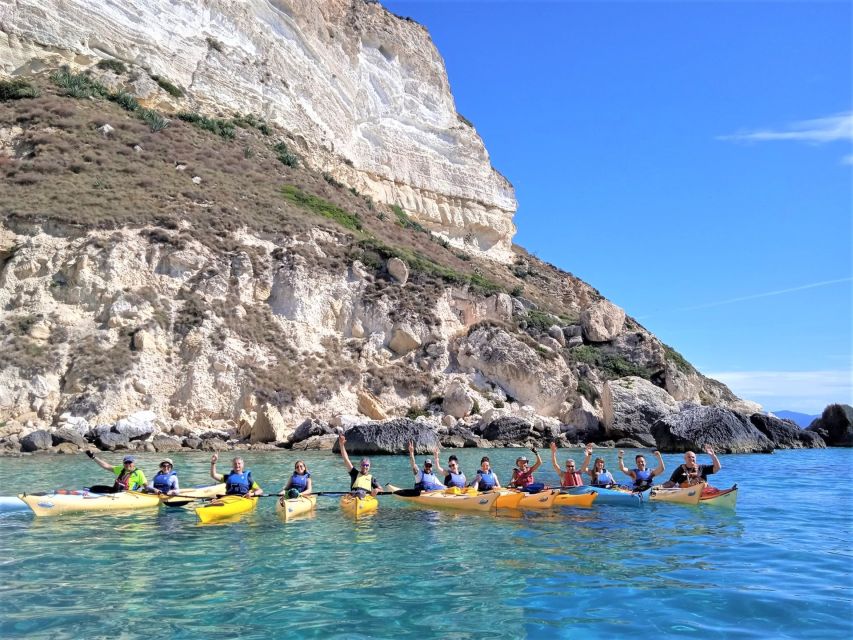 Cagliari: Guided Kayak Excursion in the Gulf of Cagliari - Capo Sant’Elia, Grotta del Cavallino, and the tuff quarry by the lighthouse