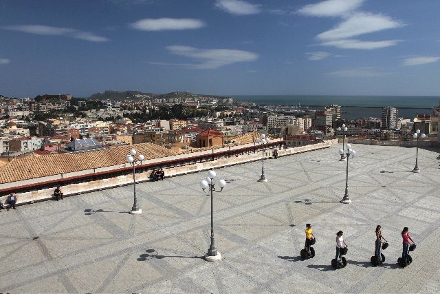 Cagliari: Guided Segway Tour - San Remy bastion, the Elephant Tower, and medieval Cagliari defenses