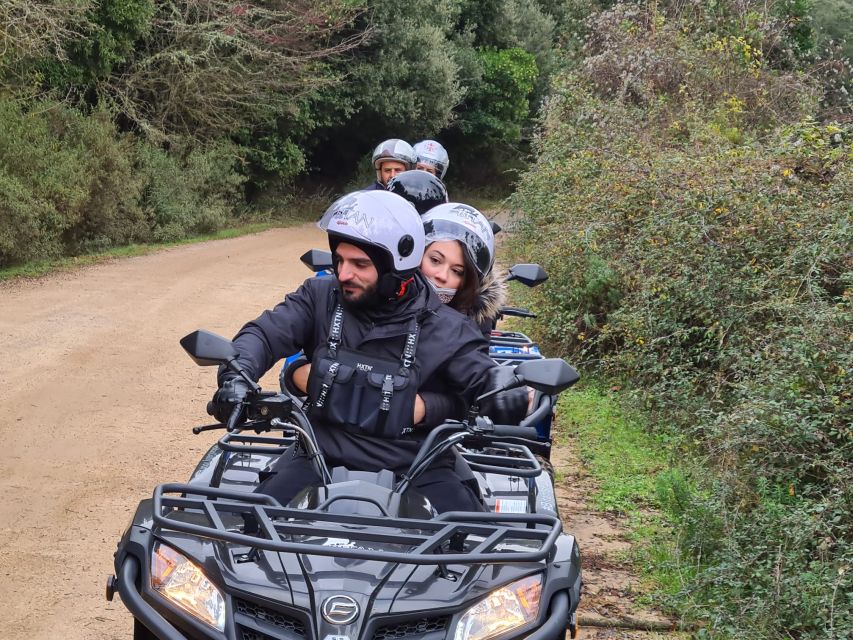 Cagliari: Quad Adventure Experience from Chia - Guided Views Through Mountains and Forest Turns
