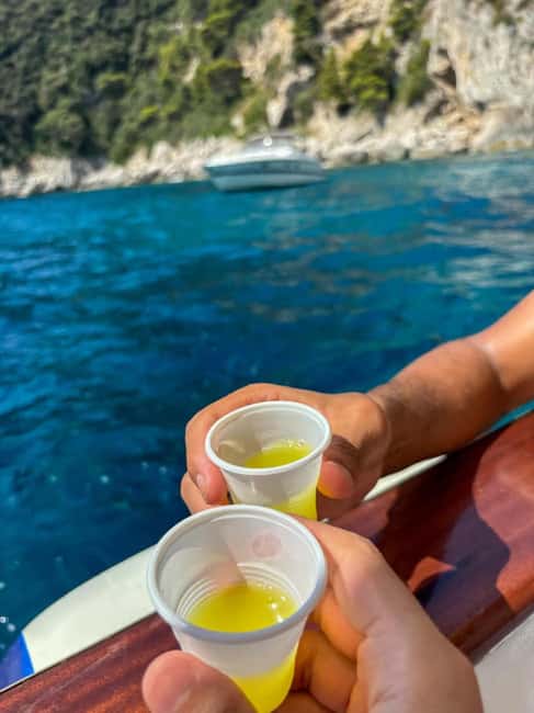 Capri: 2-Hours Boat Tour with Swimming, Limoncello and Snack - Limoncello, snacks, towels, and the comfort details that matter