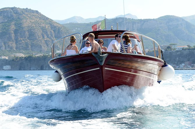 Capri & Blue Grotto Semi Private Boat Day Trip from Sorrento - White and Green Grotto stops: short look, big atmosphere