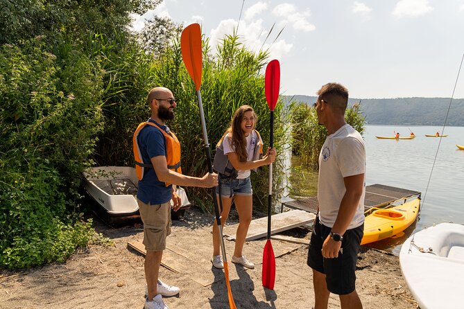 Castel Gandolfo Lake Kayak and Swim Tour - The paddling lesson that prevents stress