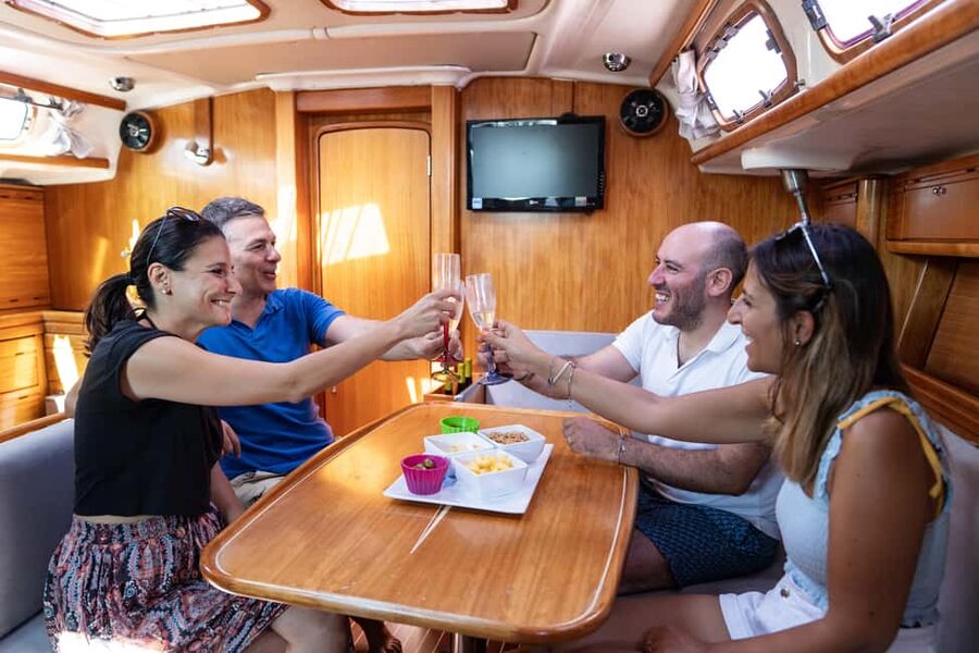 Catania: Cyclops Coast Cruise with Appetizer & Snorkeling - Lachea Island stop: swim, snorkel, and try SUP
