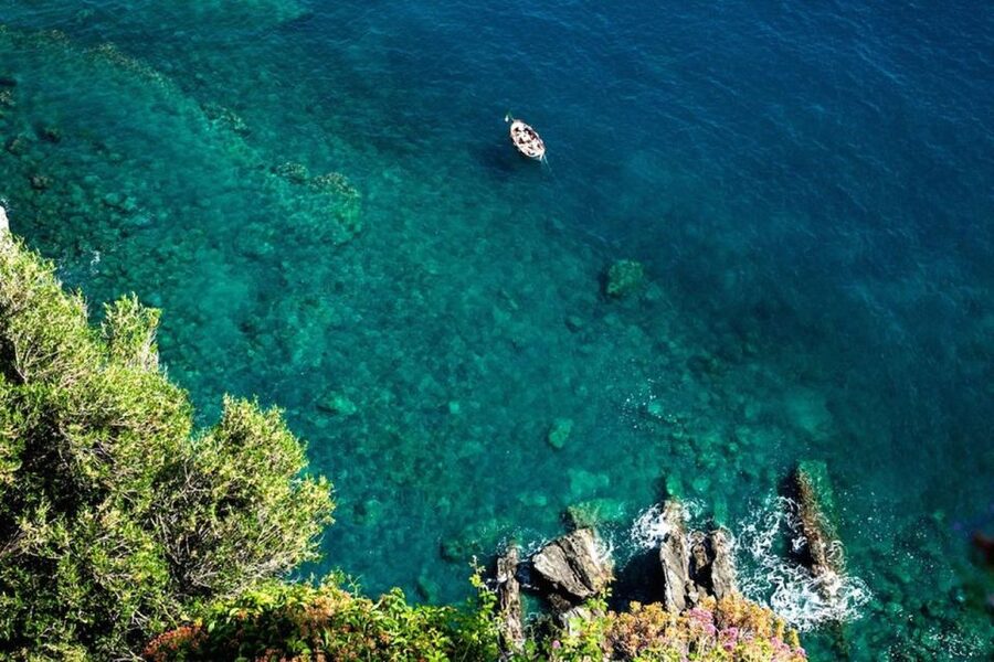 Cinque Terre: Hybrid Boat Tour with Swimming Stop - Riomaggiore finale: postcard bends and return to Monterosso