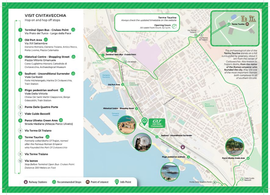 Civitavecchia: Hop-On Hop-Off Bus Ticket with Audio Guide - Audio Guide in 16 Languages, Plus WiFi and Helpful On-Board Support