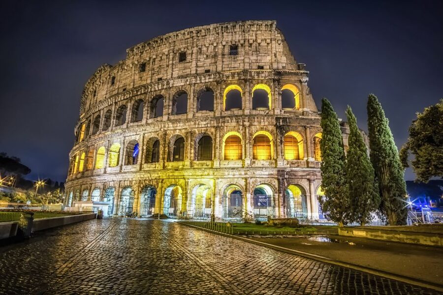 Colosseum by Evening Guided Tour with Optional Arena Access - Entering The Colosseum with reserved evening access