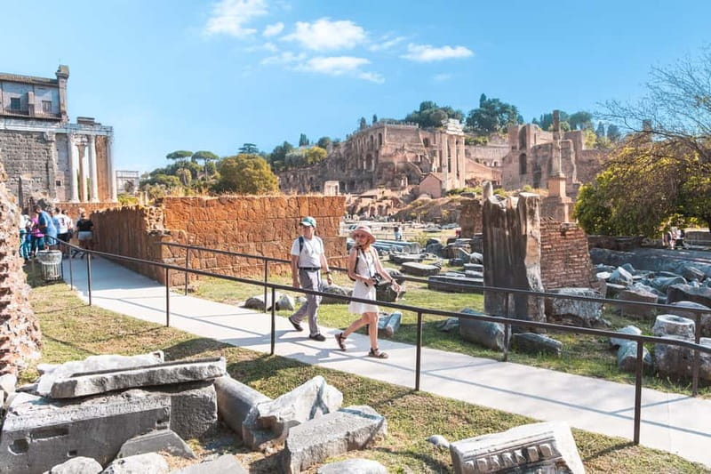 Colosseum, Roman Forum & Palatine Hill Entry and Audioguide - The Roman Forum: free pacing, real lines