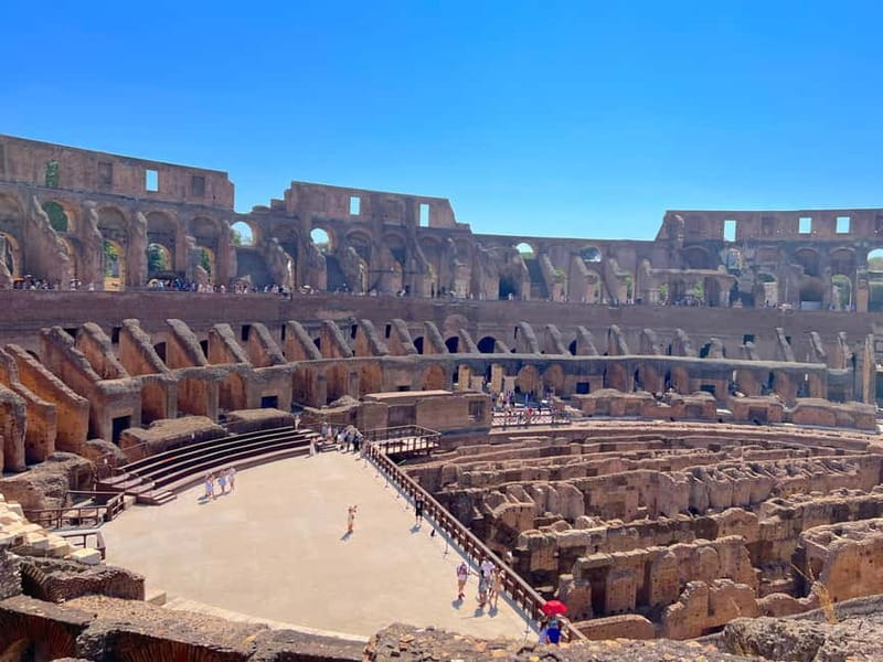 Colosseum Underground All Access Tour with Ancient Rome - Meeting Point and Metro Directions Above the Colosseum