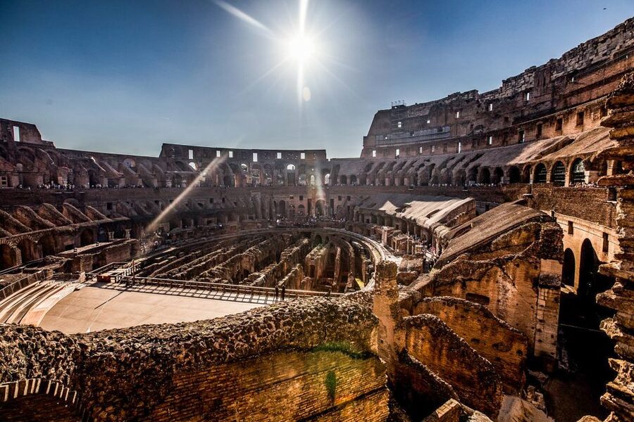 Colosseum: Underground and Ancient Rome Tour - Underground chambers: where the gladiator world got built and staged