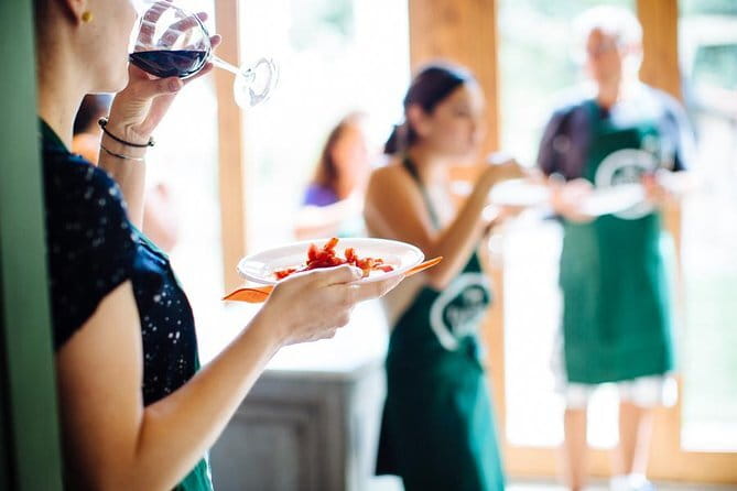 Cooking Class and Lunch at a Tuscan Farmhouse with Local Market Tour from Florence - Cooking at the farmhouse: Bruschetta, pork, and the pasta skill that sticks