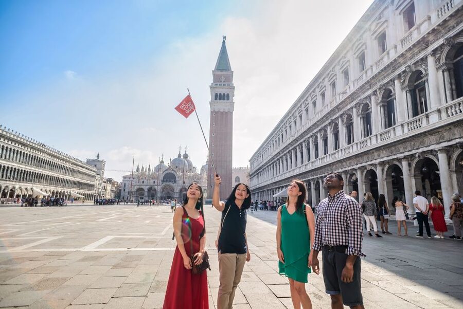 Doge's Palace & St. Mark's Basilica with Terrace Access Tour - Doge’s Palace priority entry: walking into the engine room
