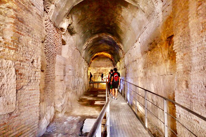 Expert Guided Tour of Colosseum Arena OR Underground, and Forum - Choosing Underground vs Arena Floor at the Colosseum