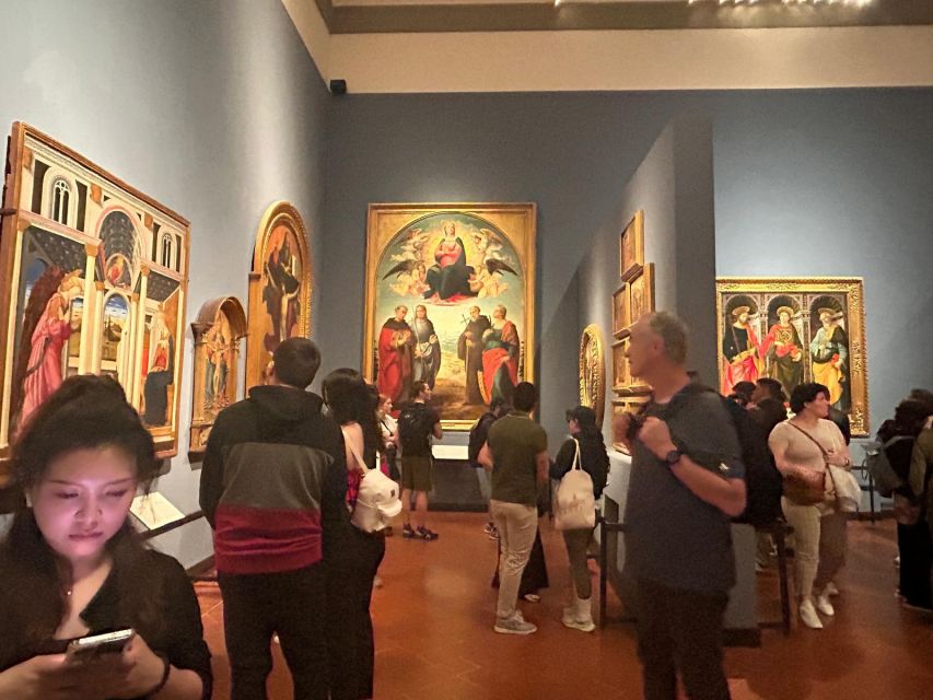 Florence: Accademia Gallery David Entry & Audio Guide App - Top-floor altarpieces and how to pace your visit