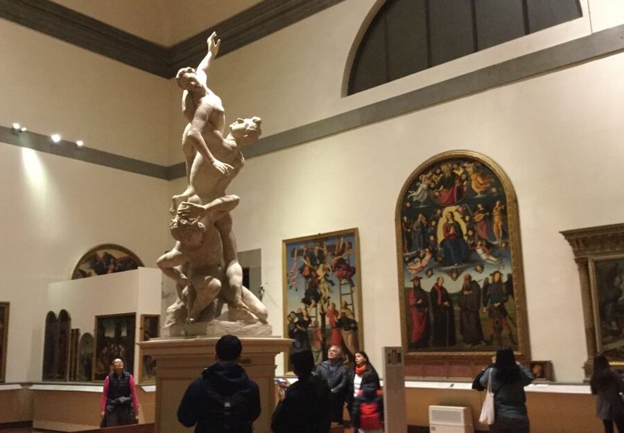 Florence: Accademia Gallery Tour with Skip-the-Line Tickets - David and the Prisoners hall: where the art becomes a lesson