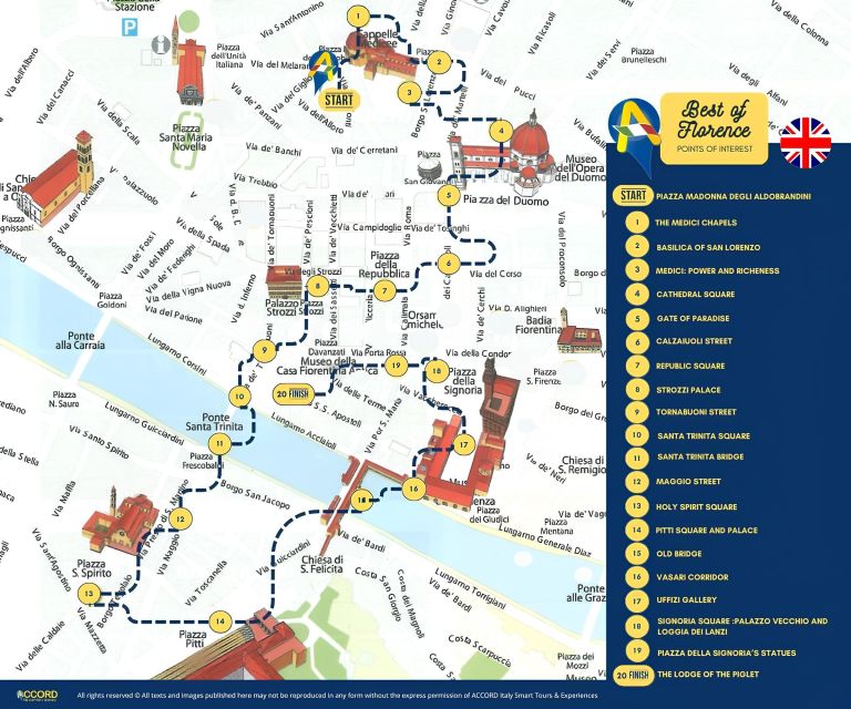 Florence: Audio Guided Walking Tour led by Tour Leader - Key highlights before you go