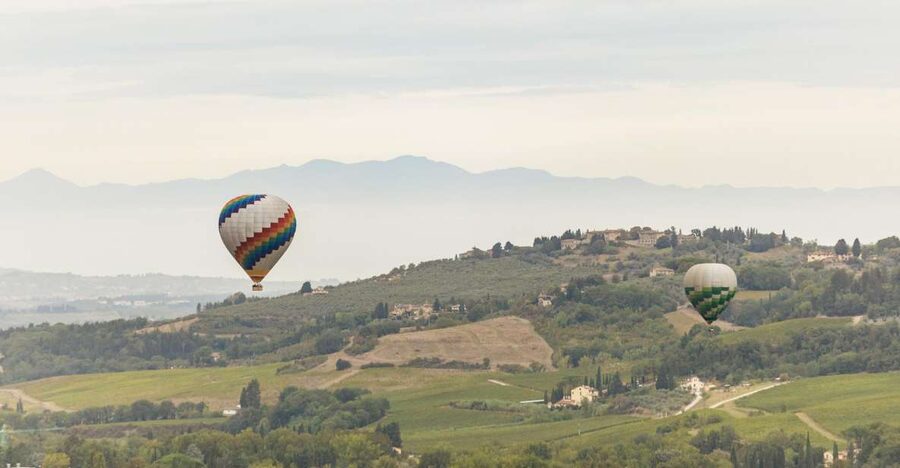 Florence: Balloon Flight Over Tuscany - The short drive to the takeoff field near Via Cassia per Siena 44