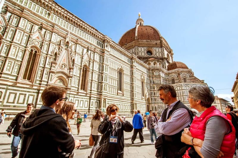 Florence: City Highlights Walking Tour + Wine Windows Option - Meeting at Piazza della Repubblica without wasting time