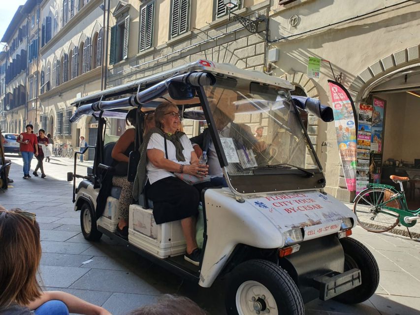 Florence: Eco-Friendly Panoramic Tour in Electric Golf Cart - What you ride: electric golf cart size and comfort reality