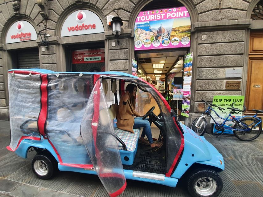 Florence: Eco-Friendly Panoramic Tour in Electric Golf Cart - The Great Pantheon of Florence and the art-meets-beliefs stop