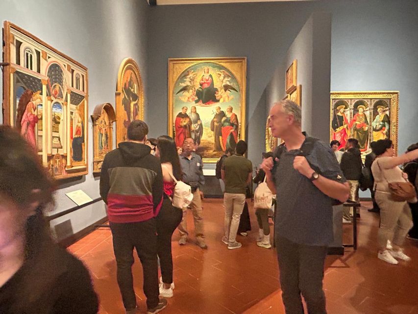 Florence: Michelangelo's David Entrance Ticket and Audio App - Painting galleries and the top floor: medieval altarpieces to finish strong