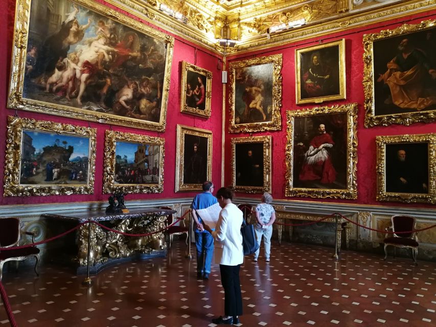 Florence: Pitti Palace and Palatina Gallery Ticket and Tour - Inside the palace: frescoes, stucco, and what your eyes should do first