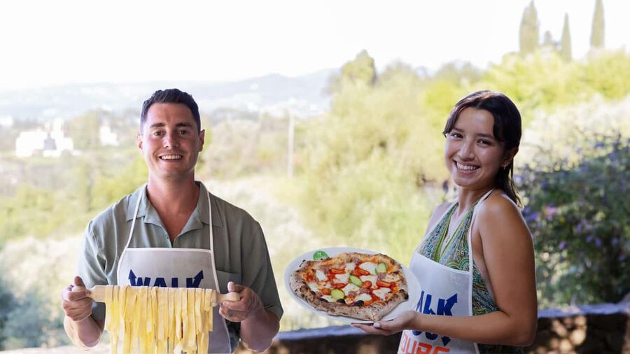Florence: Pizza and Gelato Class at a Tuscan Farmhouse - From Biblioteca Nazionale to Tuscan hills, the ride sets the mood