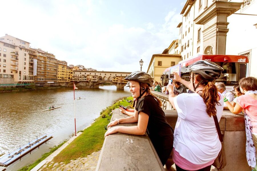 Florence: Private Bike Tour - The climb to Piazzale Michelangelo, then San Miniato’s calm