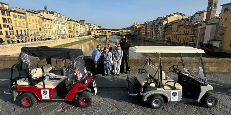 Florence: Private Electric Mini Car Tour with Local Guide - Uffizi to Pitti: how the route strings Florence together