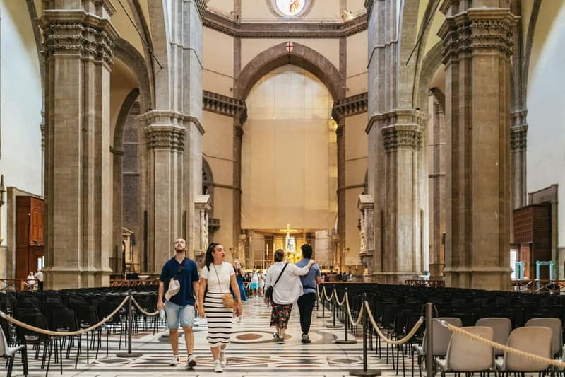 Florence: Skip-the-Line Duomo, Baptistery, Giotto Bell Tower - Baptistery of St. John: golden mosaics, even with restoration underway