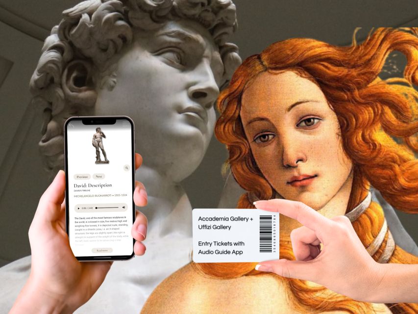 Florence: Uffizi & Accademia Priority Tickets with Audio App - Accademia Gallery: David, Plus the Medici-Era Backstory