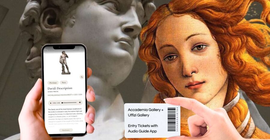 Florence: Uffizi & Accademia Priority Tickets with Audio App - Your Day Plan: Accademia, Then Uffizi With Your Own Pace