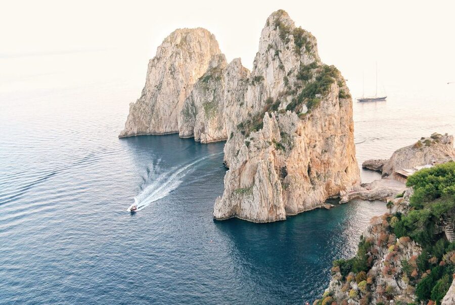 From Amalfi Coast: Capri and Anacapri Full-Day Guided Trip - First Look From the Fast Ferry: Amalfi Coast to Capri