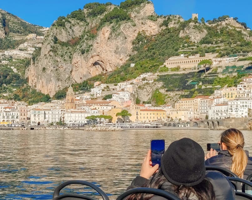 From Amalfi: Coast & Furore Fjord Boat Tour with Swim Break - Price and value for $42: what you are paying for
