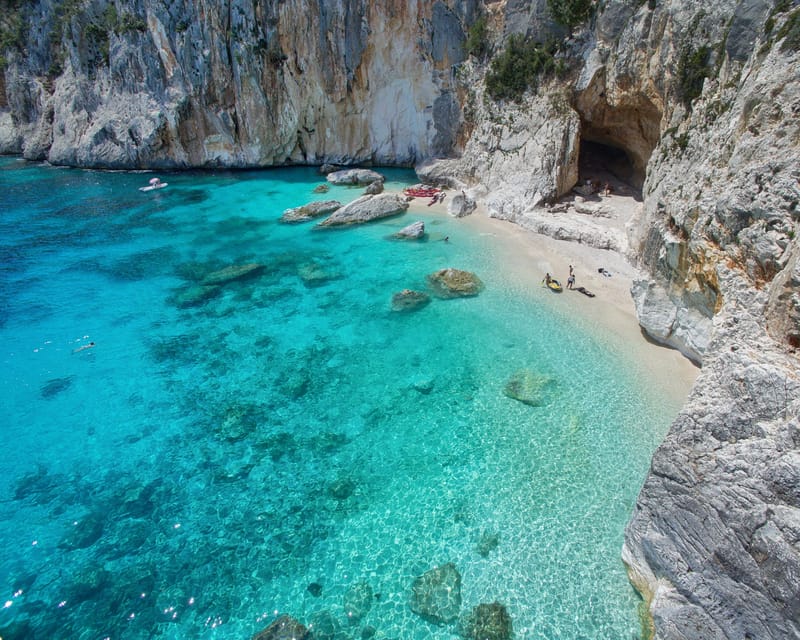 From Arbatax: Full-Day Guided Boat Tour of the Baunei Coast - Cala Mariolu, Cala Luna, and Cala Sisine: three coves, three moods