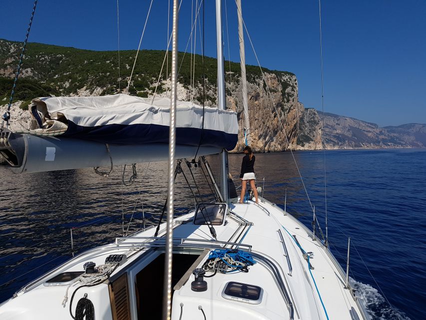 From Arbatax: Gulf of Orosei Sail Boat Trip with Lunch - When Sailing Feels Like Sailing: Maneuvers and Sailing Fun