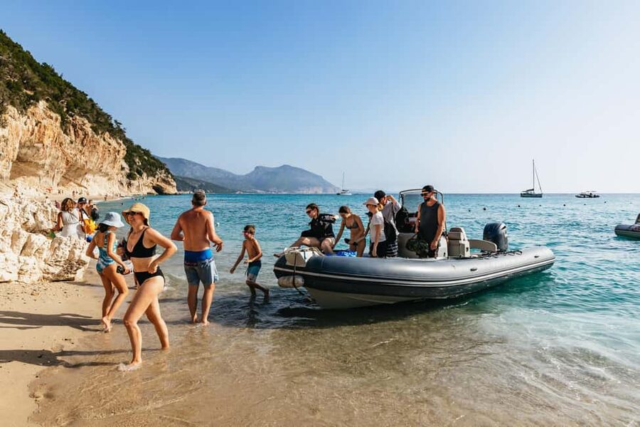 From Cala Gonone: Gulf of Orosei Dinghy Trip - Price and value: what you get for about $107.62, plus the likely extras