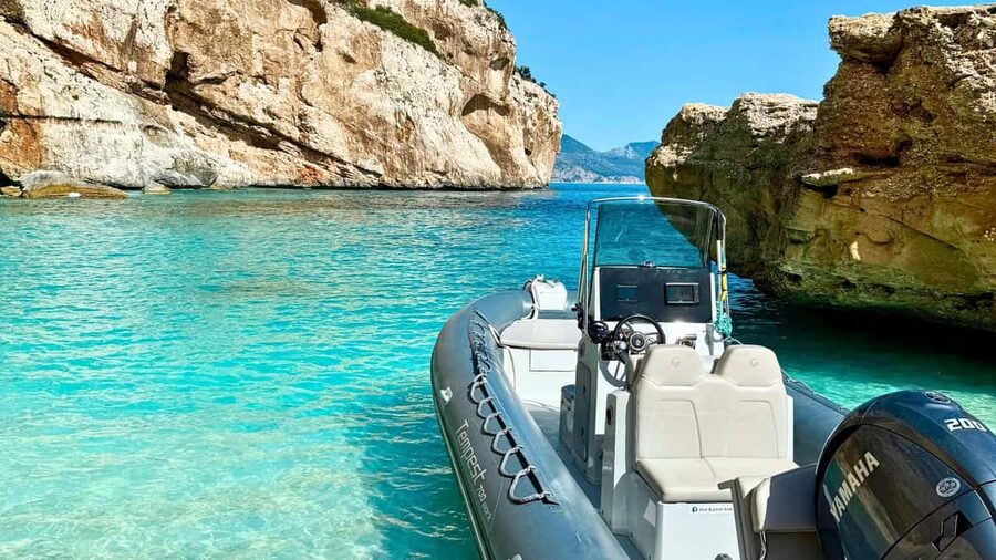 From Cala Gonone: Gulf of Orosei Dinghy Trip - Getting set up in Cala Gonone: timing, meeting point, and day-of flow