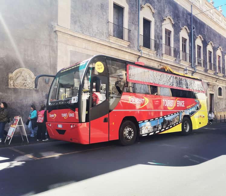 From Catania: Etna tour by Panoramic Bus - Nicolosi Village Stop: 10 Minutes for Photos and Air